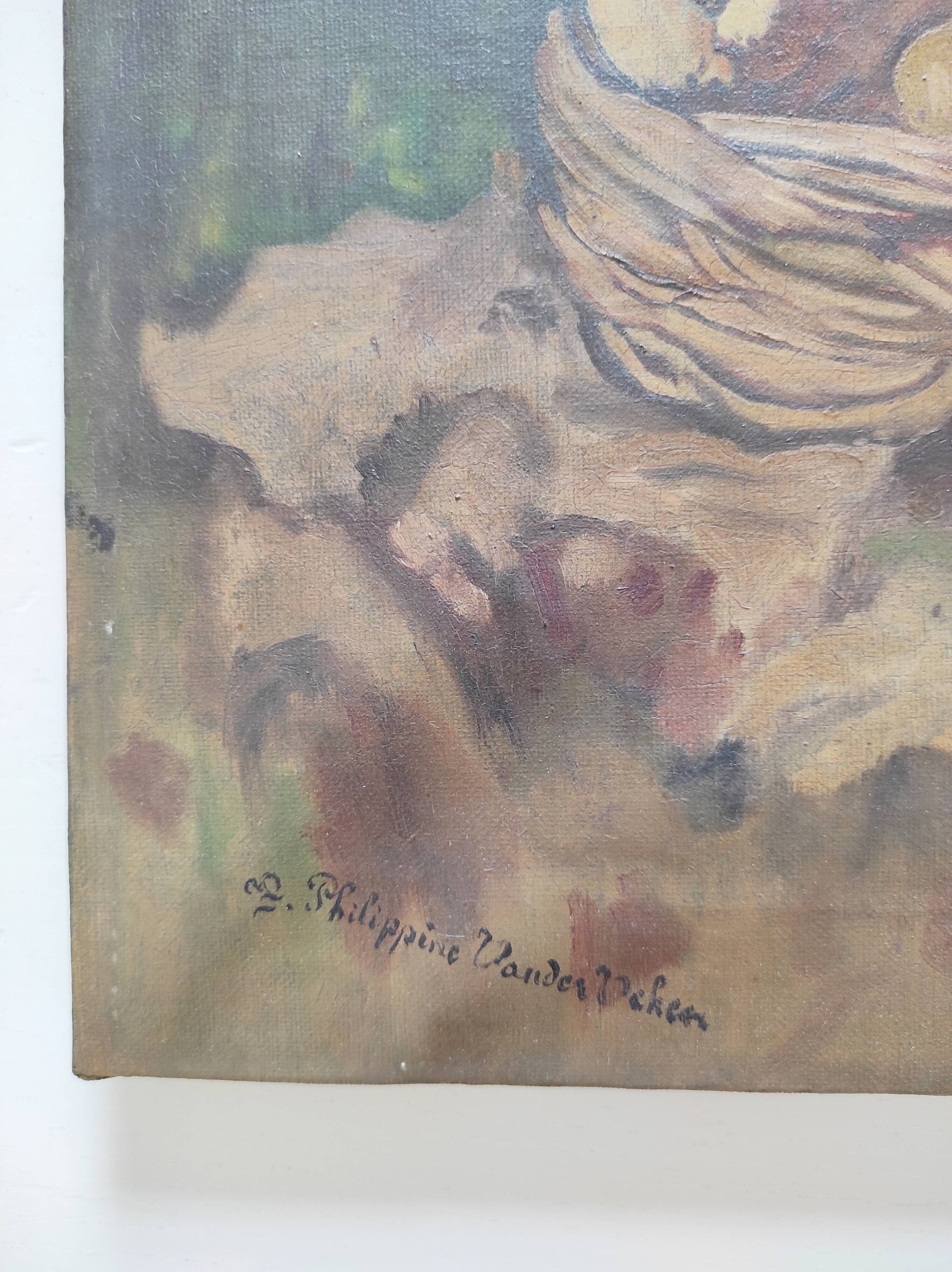 Still life oil on canvas, signed