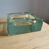 Ashtray glass paved Art deco
