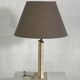 vintage marble and brass lamp