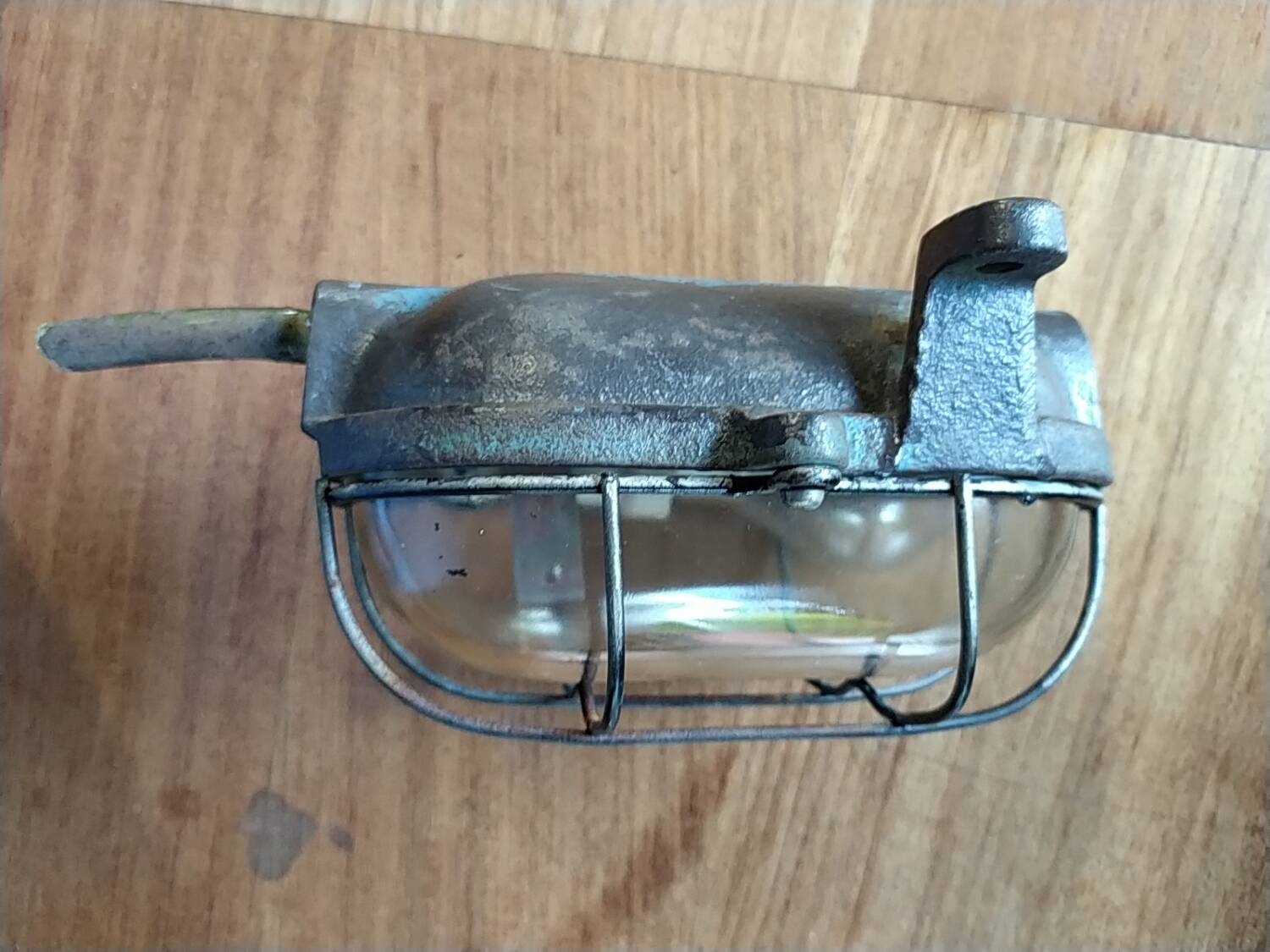 Industrial cast iron wall lights