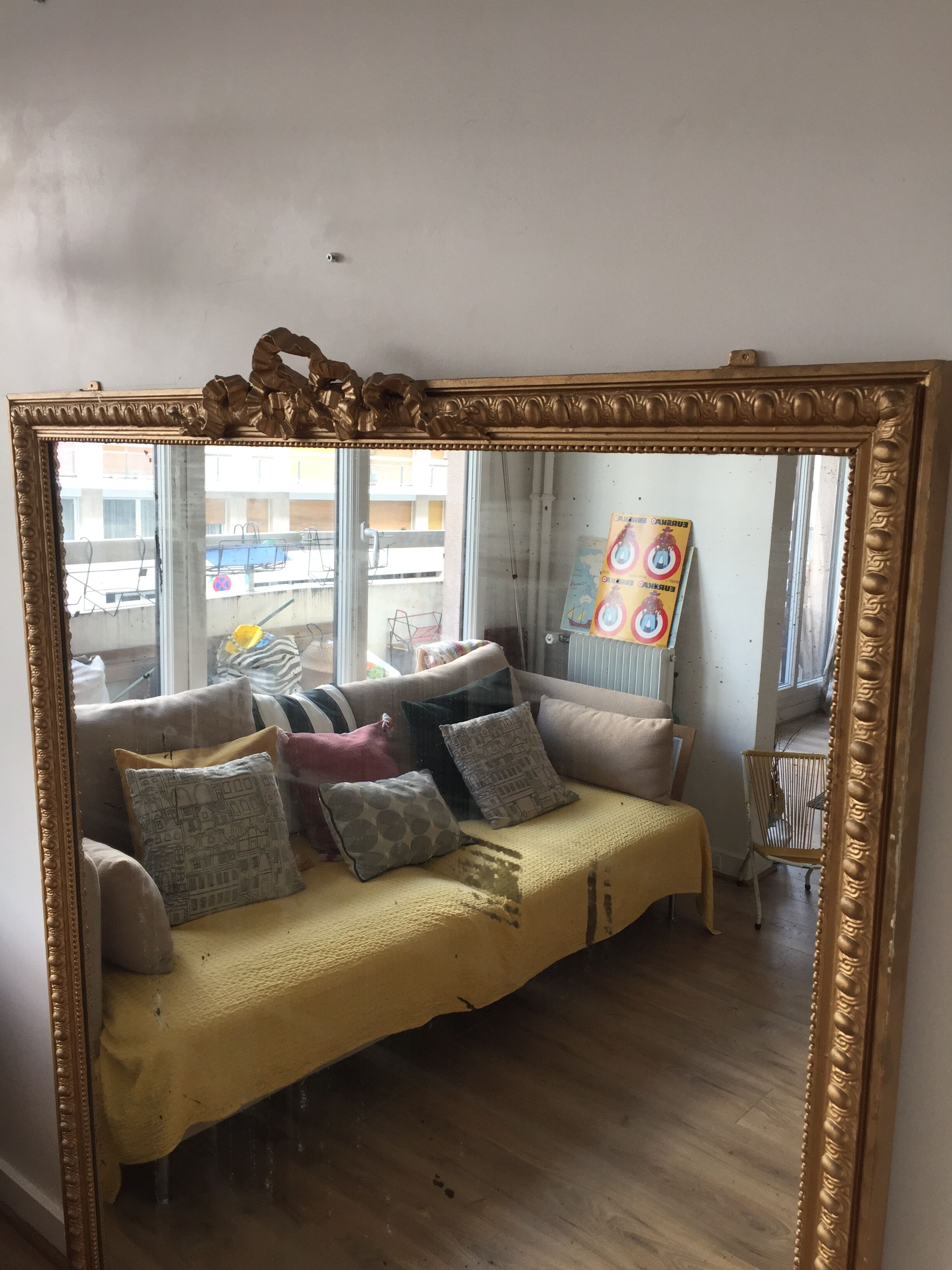 Louis Philippe style mirror 123x154cm