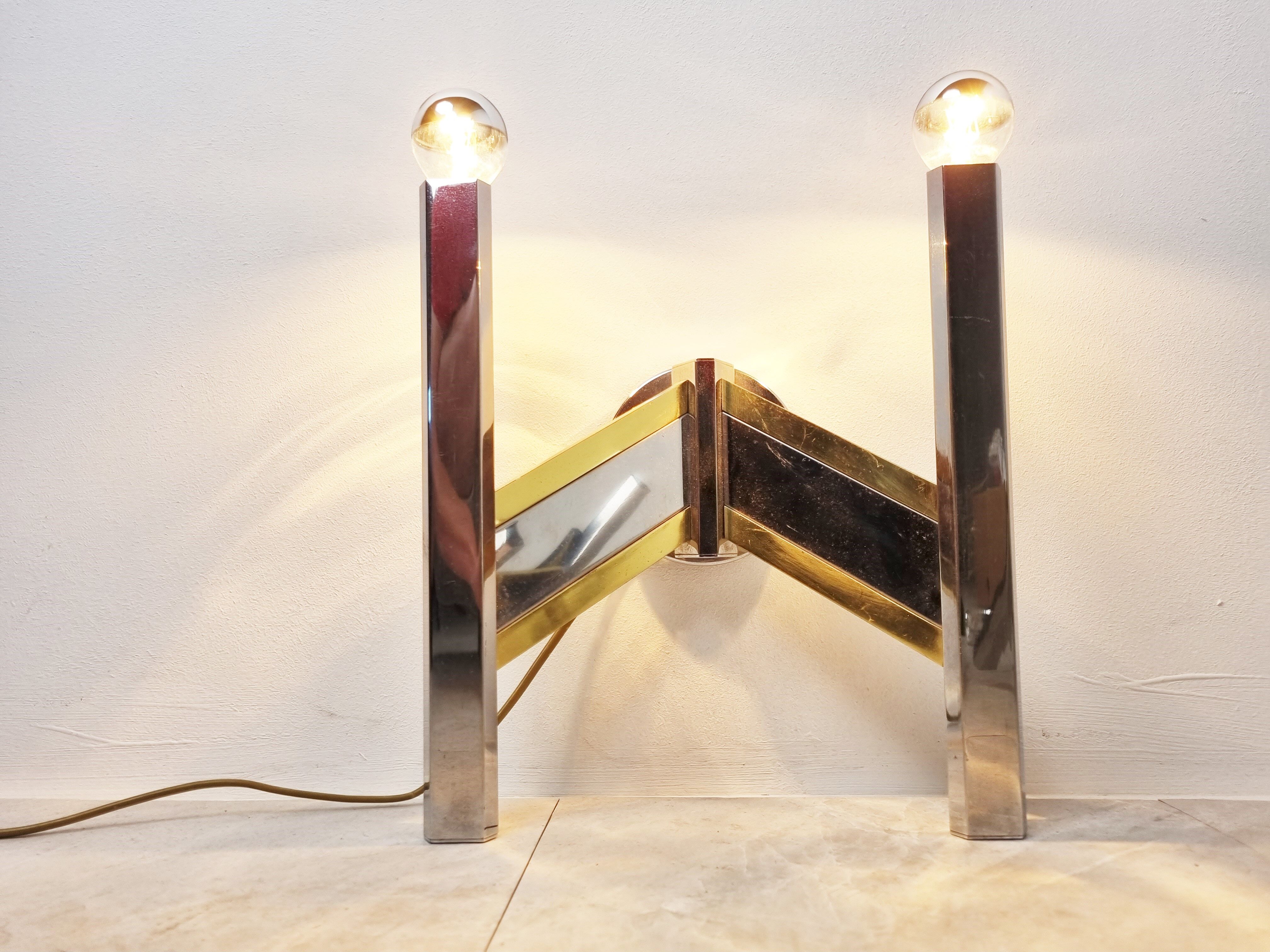Pair of Sciolari wall lights, 1970s