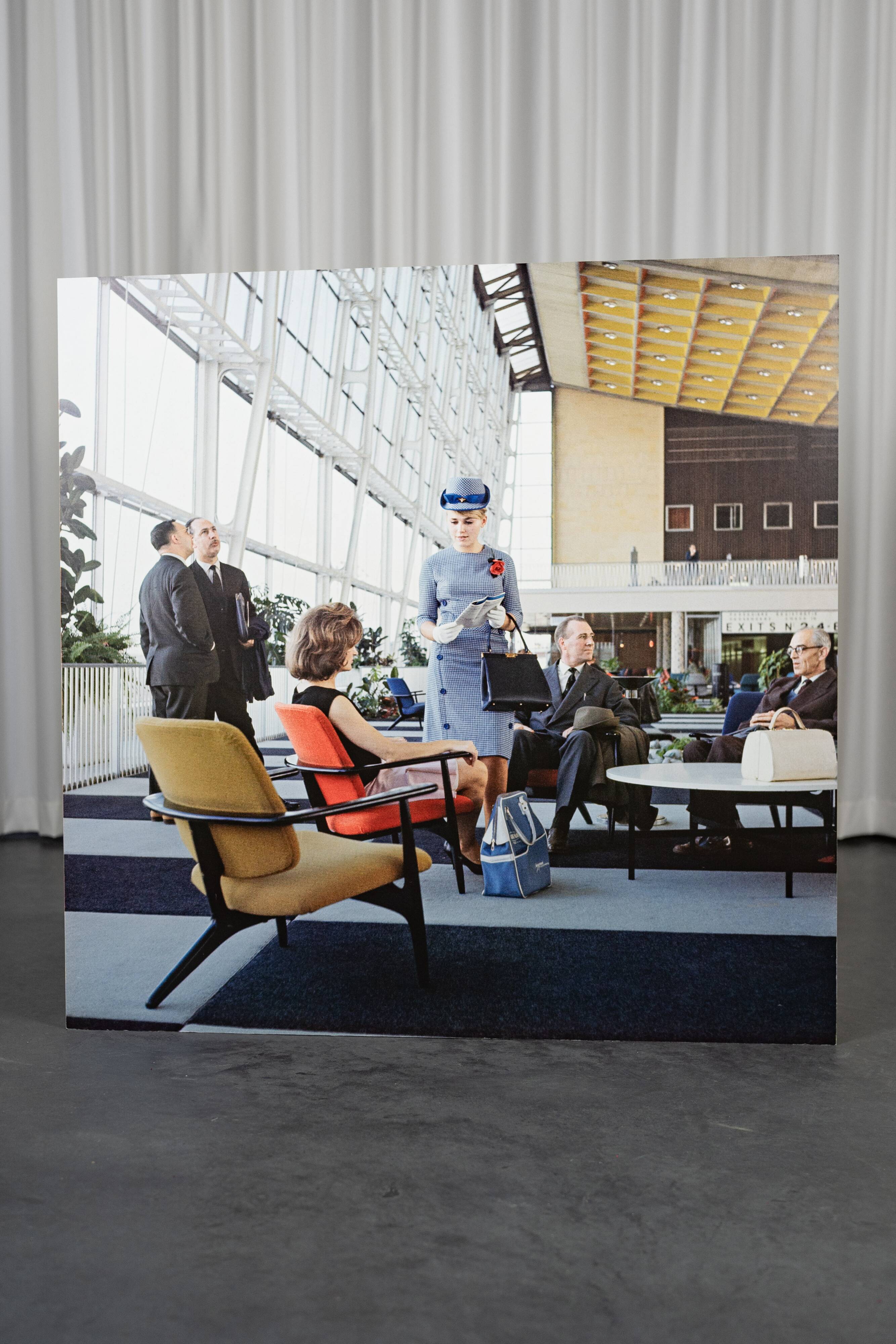 Vintage Sabena photo on panels