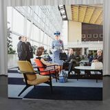 Vintage Sabena photo on panels