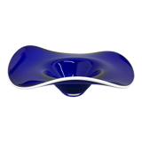 Bol en verre bleu du milieu du siècle, Tchécoslovaquie