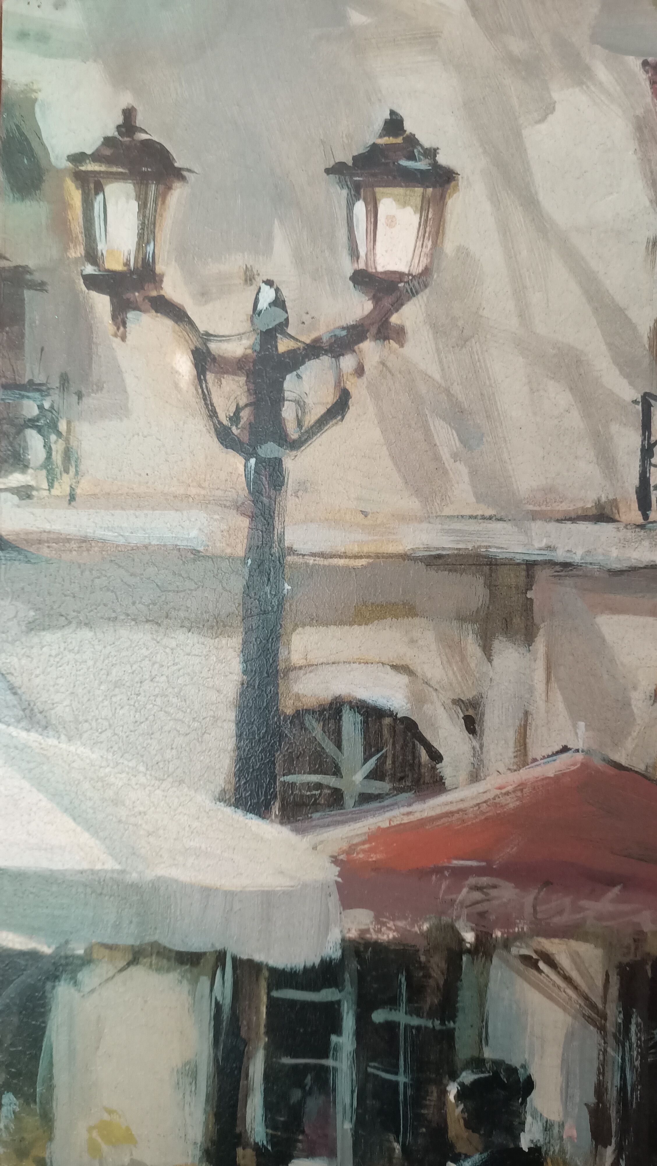 Painting Parisian terraces