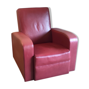 fauteuil club par Airborne distribué par Gascoin années 50