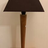 Vintage wooden foot lamp