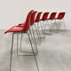 6 x Dutch design vintage Spirit barstools