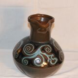 Pitcher ceramic 1950s sign Lisa Ben