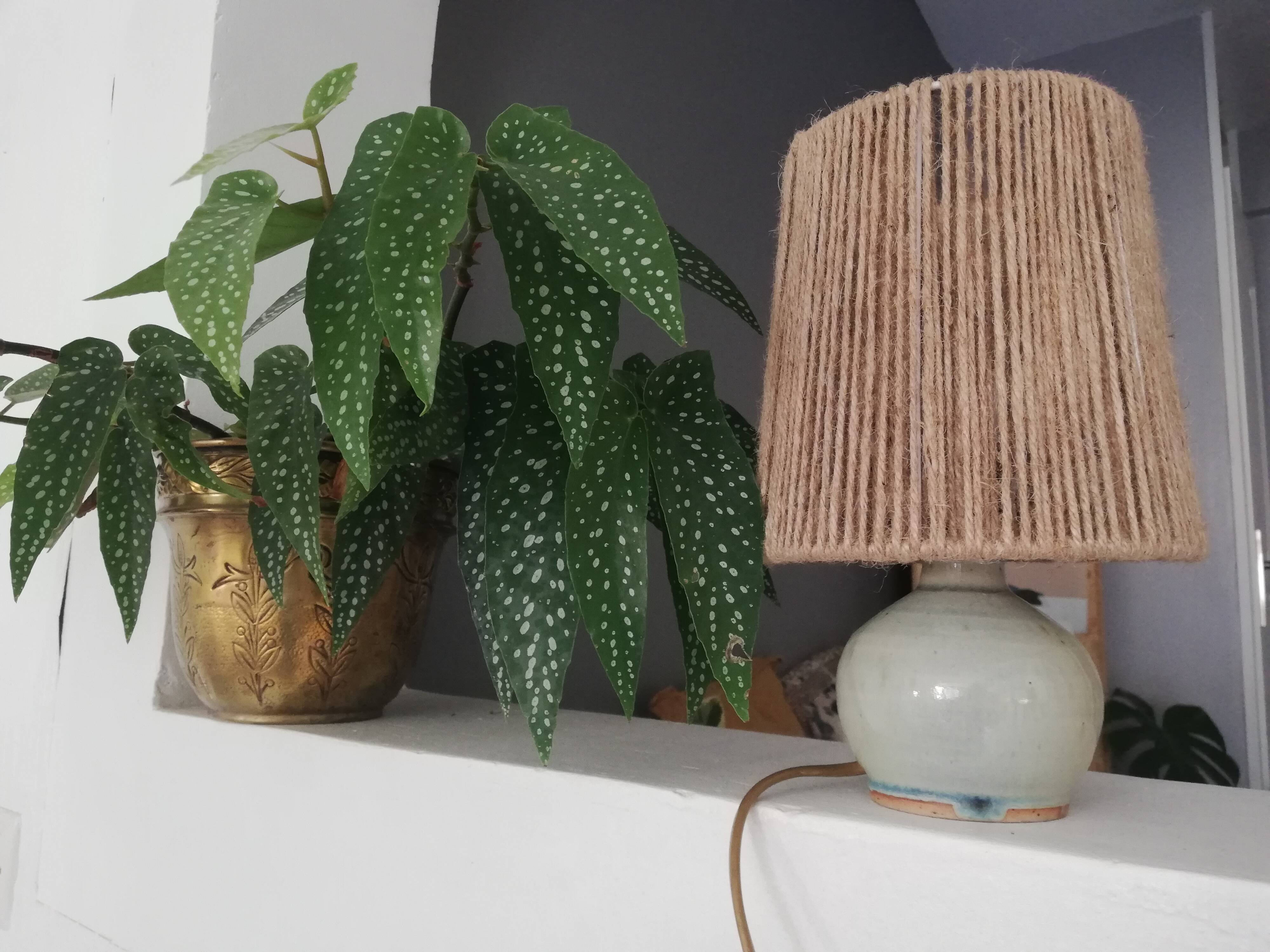 Lampe vintage céramique
