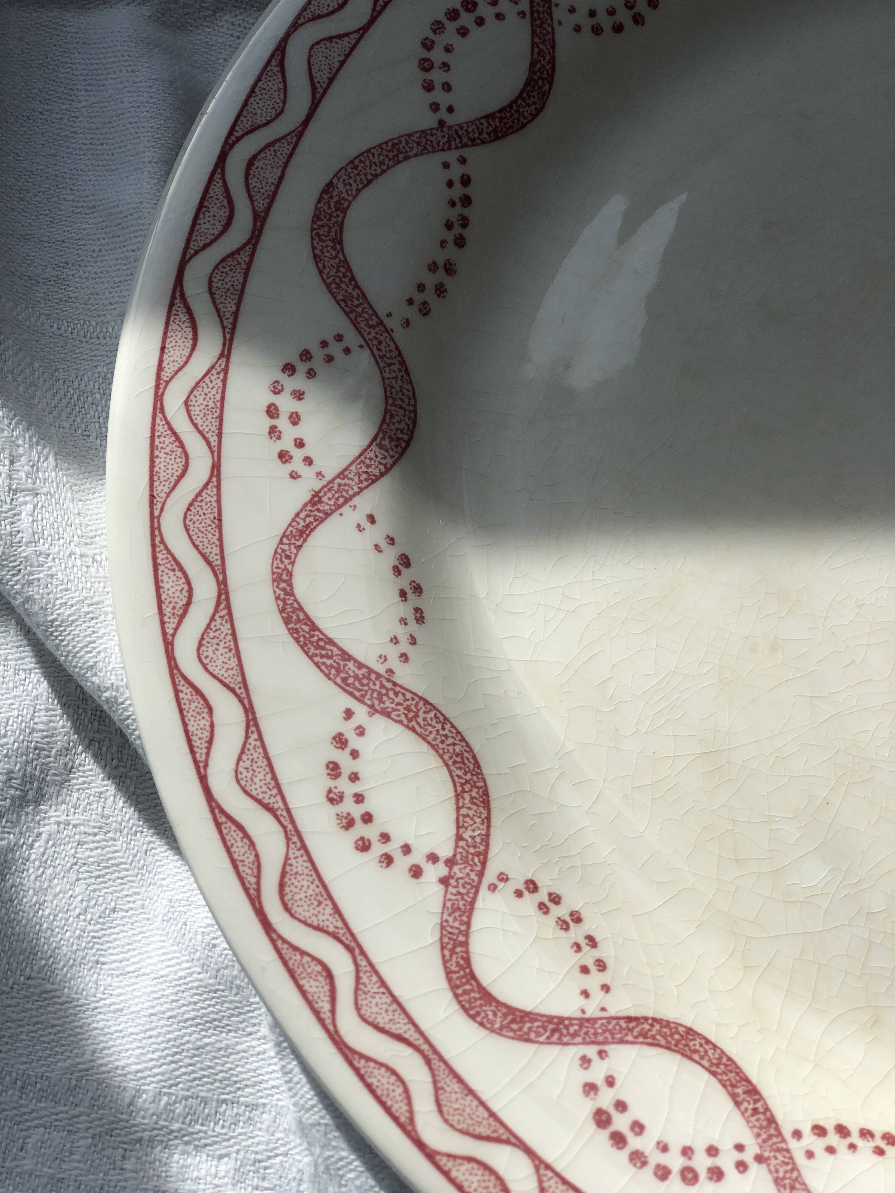 Assiette plate gien aurelie