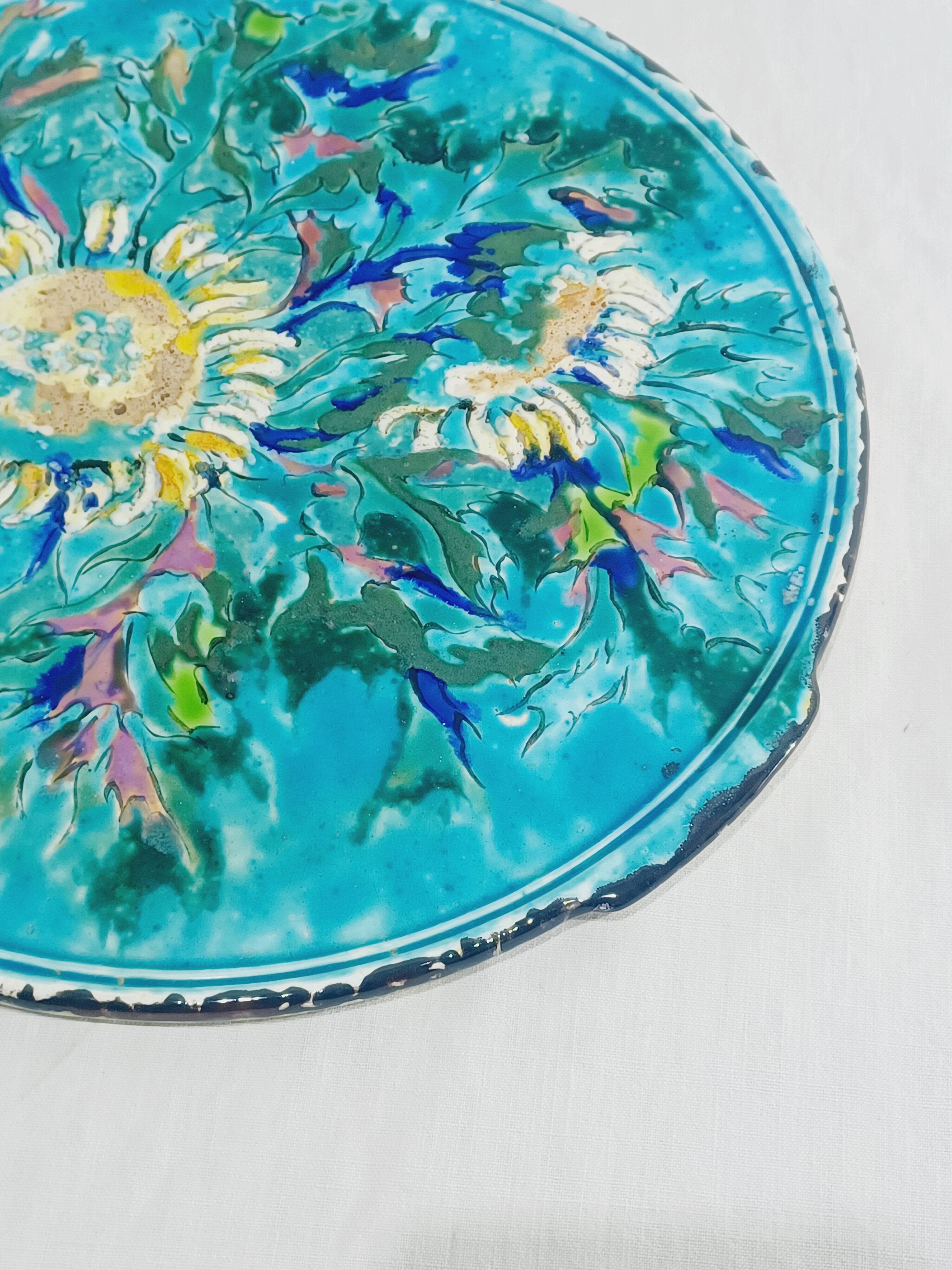 M. Saturnino – Round ceramic dish