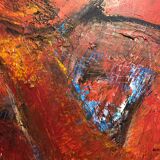Oil on canvas olivier bony art brut singulier outsider
