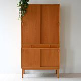 Scandinavian teak cabinet by Bodafors with sliding doors