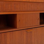 SK661 Cocktail Cabinet and Bar Stools by Johannes Andersen for Skaaning & Son 1960s