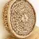 Basket made from woven banana leaves