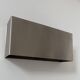 Vintage modernist wall lamp, folded metal, France 1970