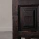 Throne chair in solid oak, renaissance