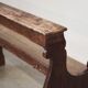 Antique Gothic Church Benches, Late 1800s – Set of 4 Pine Wood Pew Benches