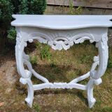 Painted wooden console