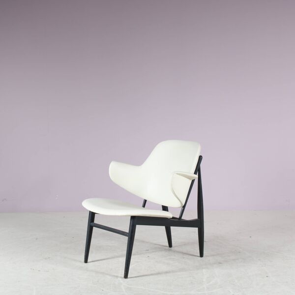 « Shell Chair » des années 1950 par Ib Kofod-Larsen pour Christensen & Larsen, Danemark