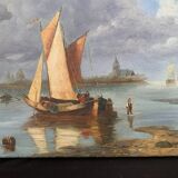 Beautiful painting Marine E. Guilleux