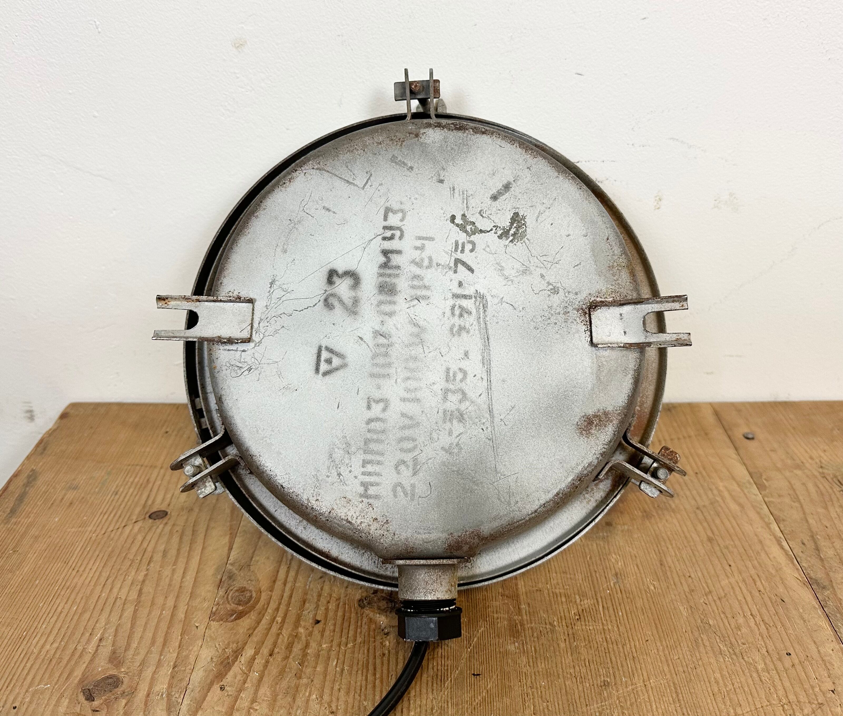 Industrial Soviet Wall or Ceiling Light, 1970s