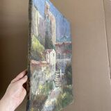 Oil on canvas signed Frédéric Deshayes