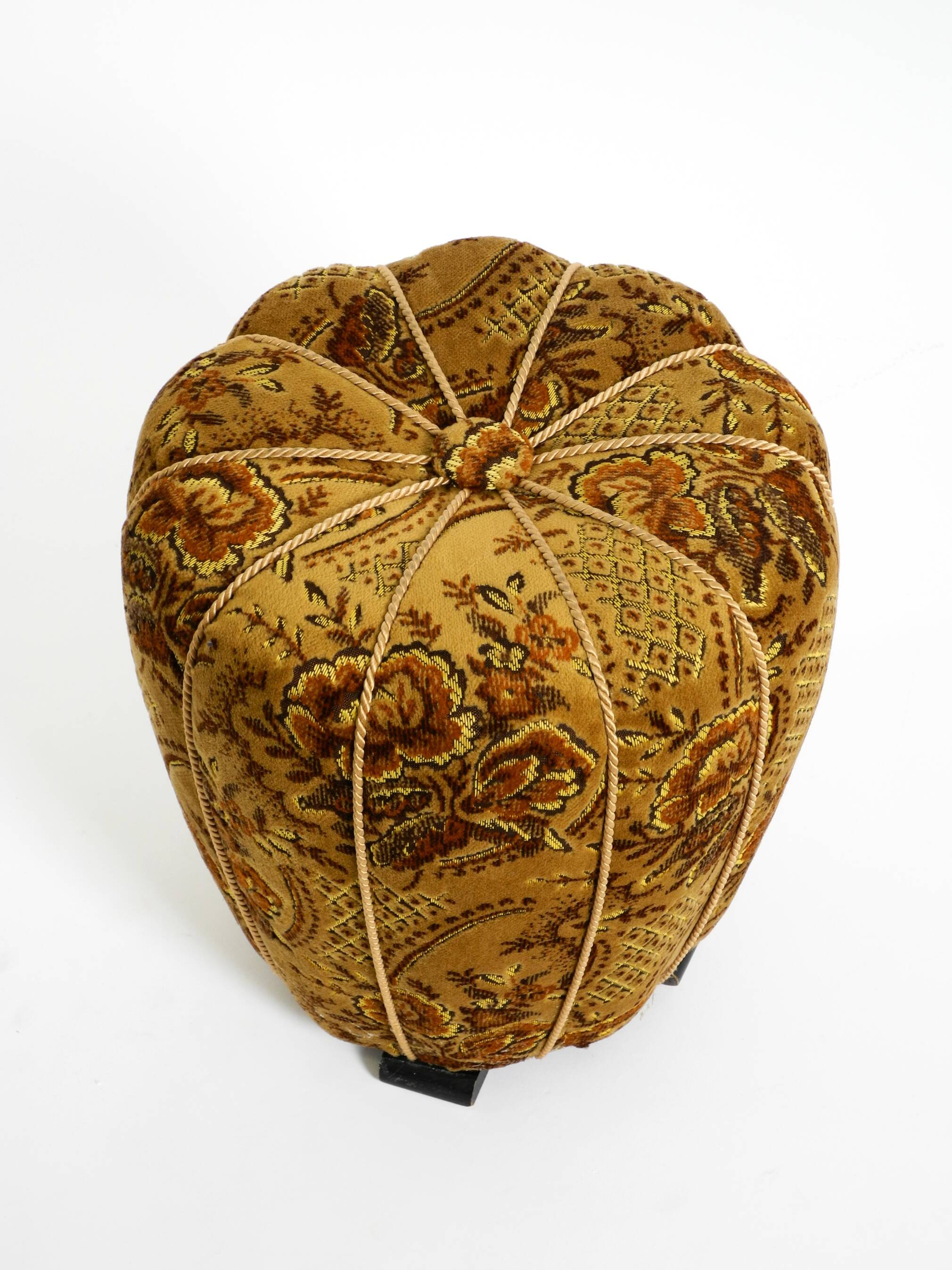 Original Pouf Stool by Jindrich Halabala from 1958 | Art Deco Bauhaus