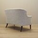 Canapé blanc chiné, design italien, années 1960, fabrication : Italie