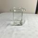 Design glass vase rectangular shape