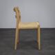 Ensemble de 6 chaises de salle à manger modèle 84 par Niels Otto Møller, années 1970.