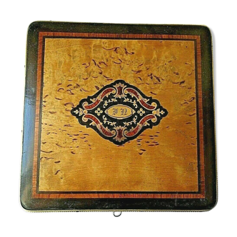Handkerchief box XIX marquetry Boulle