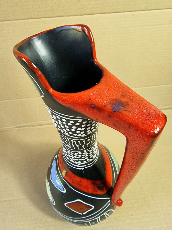 Vase Lamberto Mancnelli from Deruta Italy 50s