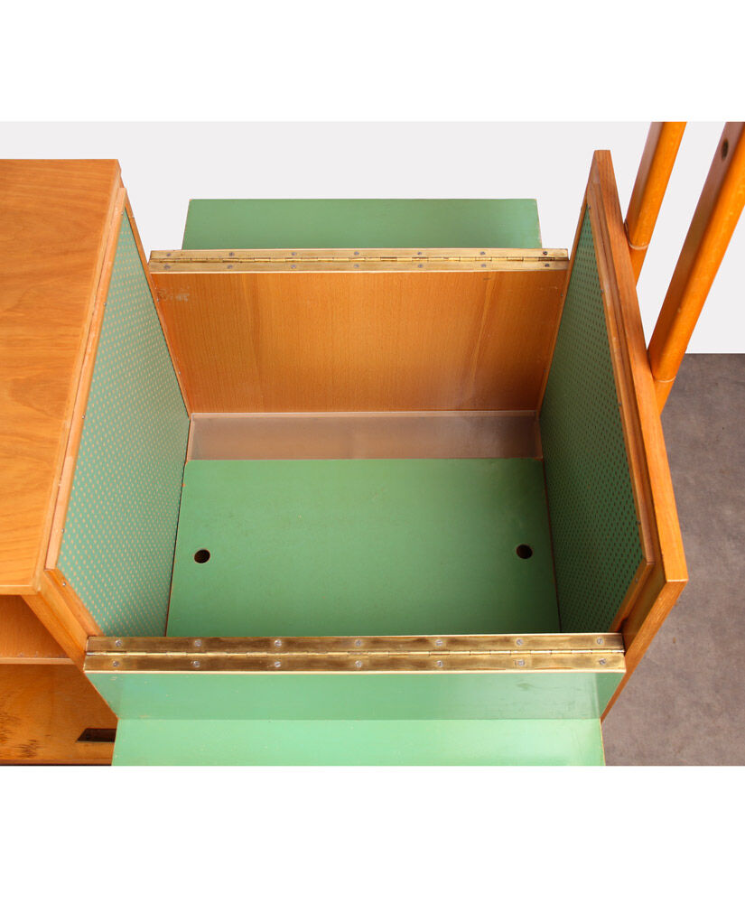 Wooden Library by Frantisek Jirak for Tatra Nabytok, 1960