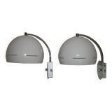Pair of arco wall lights from the 70s