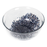 Glass salad bowl "Neverrino" by Gae Aulenti for Vistosi, c.1980