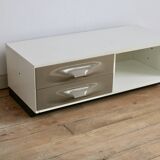 Meuble de rangement bas, Raymond Loewy, Doubinsky Frères, années 70