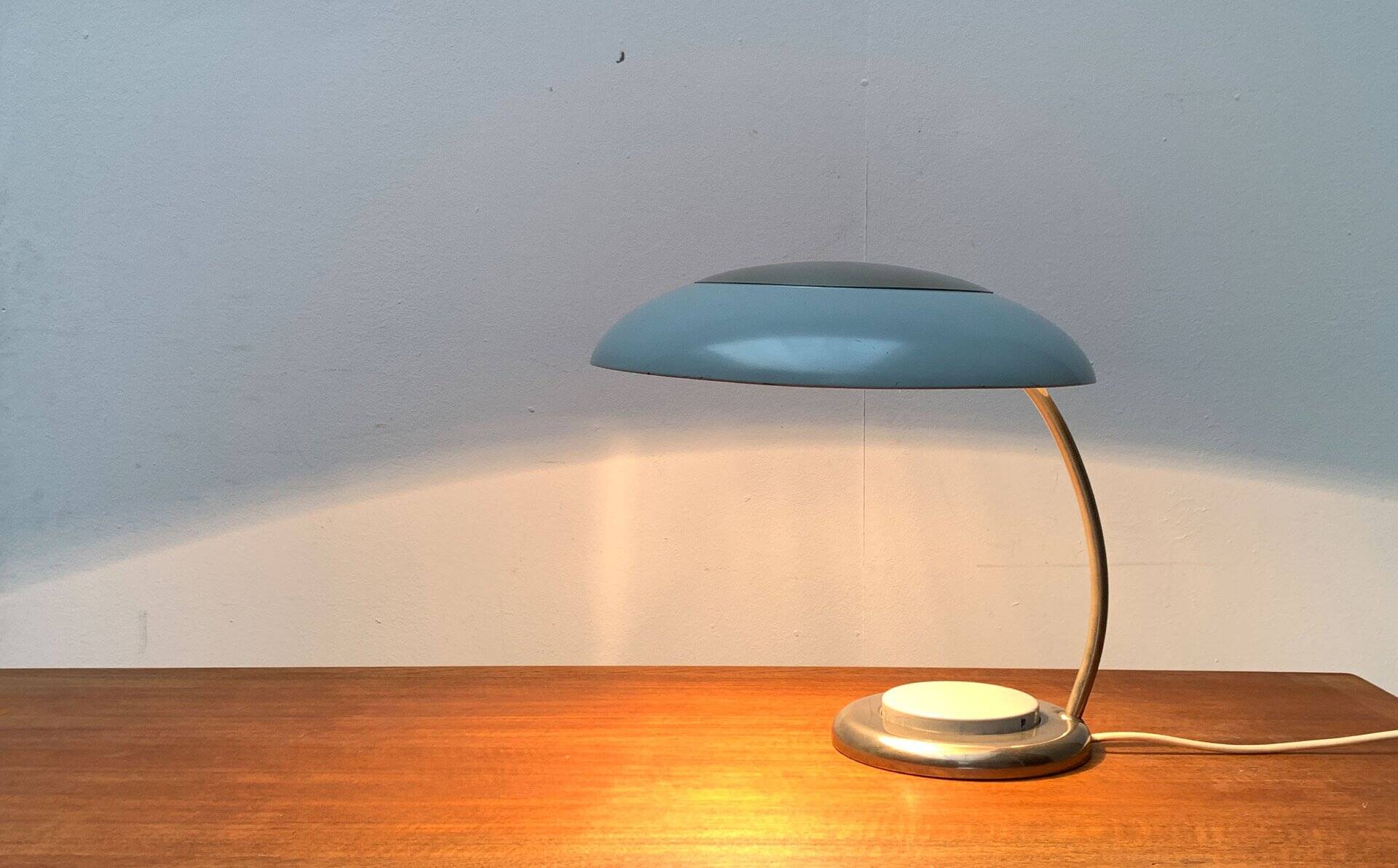 Mid-century GDR table lamps by VEB Leuchtenbau, Lengefeld, 1960s, set of 2.