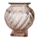 Art Deco glass vase Rosaline by Rudolf Schrötter for Inwald
