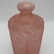 Pink vintage cotton pot in cracked glass paste Marcel Franck