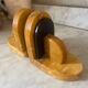 Pair of Art Deco marble bookends