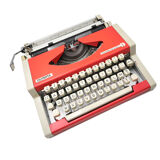 Olympia Orange Salmon Typewriter Revised Vintage With New Ribbon
