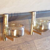 Pair of golden Sciolari House wall light