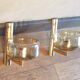Pair of golden Sciolari House wall light