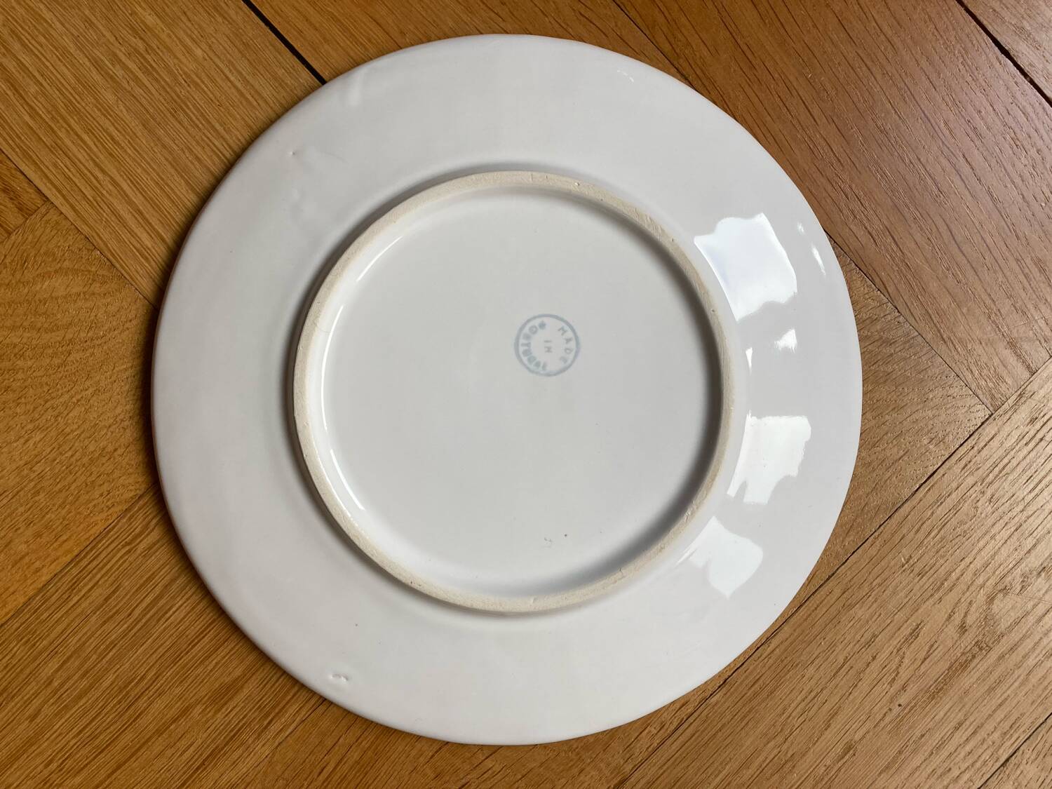 Fruit barbotine dessert plates