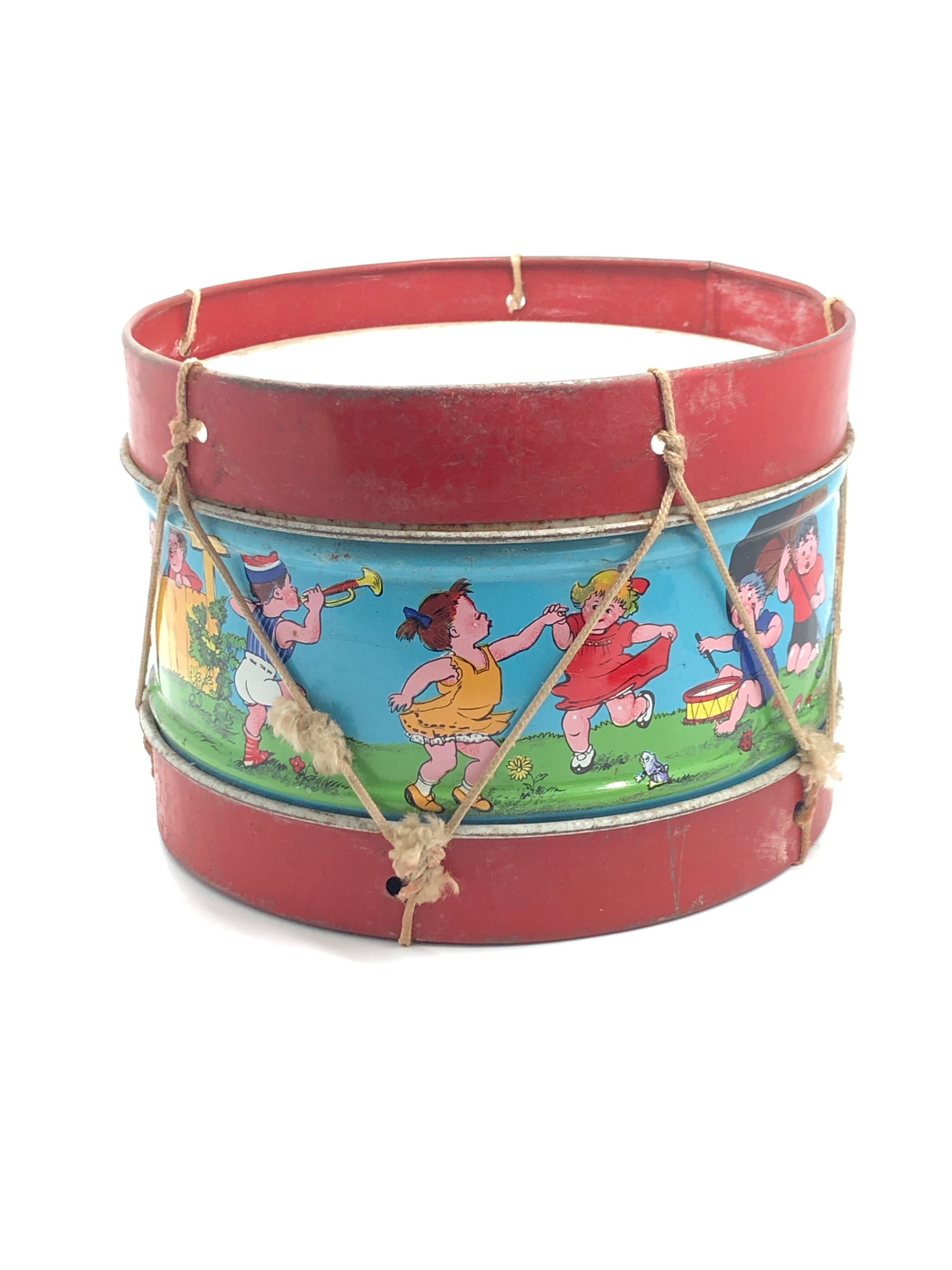 Decorated children's drum
