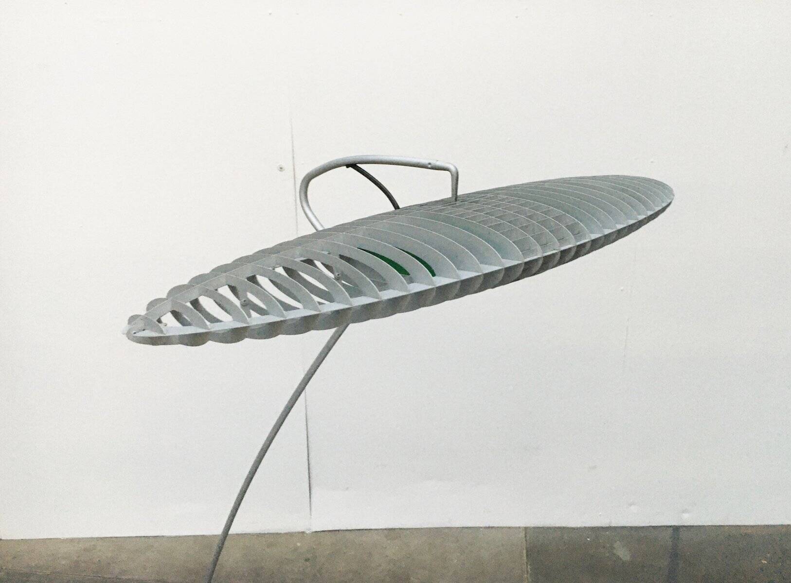 Titania Terra floor lamp, postmodern Italian design by Alberto Meda and Paolo Rizzatto for Luceplan.