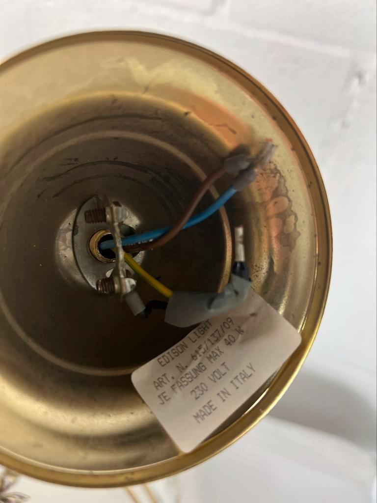 Vintage hollywood regency pendant lamp / luster